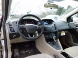 2017 Ford Focus SE Sedan Medium Light Stone Interior