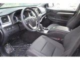 2017 Toyota Highlander LE AWD Black Interior