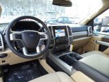 2017 Ford F350 Super Duty Lariat SuperCab 4x4 Camel Interior