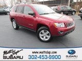 2012 Deep Cherry Red Crystal Pearl Jeep Compass Sport 4x4 #117593239