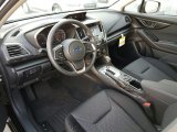2017 Subaru Impreza 2.0i Premium 4-Door Black Interior