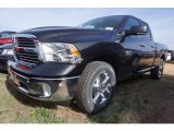 2017 Brilliant Black Crystal Pearl Ram 1500 Big Horn Quad Cab #117593153