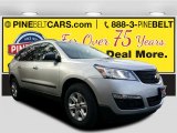 2017 Silver Ice Metallic Chevrolet Traverse LS AWD #117592996