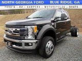 2017 Shadow Black Ford F550 Super Duty Lariat Crew Cab 4x4 Chassis #117623431