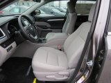 2017 Toyota Highlander LE Ash Interior