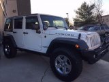 2010 Stone White Jeep Wrangler Unlimited Rubicon 4x4 #117654690