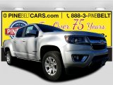 2017 Silver Ice Metallic Chevrolet Colorado LT Crew Cab 4x4 #117654604