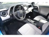 2017 Toyota RAV4 XLE AWD Hybrid Ash Interior