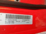 2017 Charger Color Code for TorRed - Color Code: PR3
