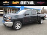 2017 Graphite Metallic Chevrolet Silverado 1500 LT Double Cab 4x4 #117680086