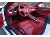 2015 Porsche 911 Carrera Cabriolet Garnet Red Natural Leather Interior