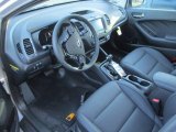 2017 Kia Forte EX Black Interior