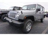 2017 Billet Silver Metallic Jeep Wrangler Unlimited Sport 4x4 #117705714