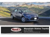 2017 Slate Metallic Toyota Corolla LE #117705606