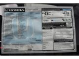 2017 Honda Accord Hybrid Touring Sedan Window Sticker
