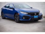 2017 Aegean Blue Metallic Honda Civic EX Hatchback #117705788