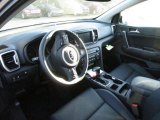 2017 Kia Sportage EX Black Interior