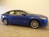 2017 Lightning Blue Ford Fusion Hybrid SE #117727319