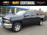 2017 Graphite Metallic Chevrolet Silverado 1500 LT Double Cab 4x4 #117727244