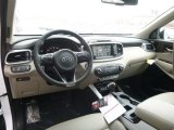 2017 Kia Sorento EX AWD Stone Beige Interior
