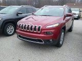 2017 Deep Cherry Red Crystal Pearl Jeep Cherokee Limited 4x4 #117773558