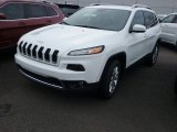 2017 Bright White Jeep Cherokee Limited 4x4 #117773549
