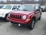 Deep Cherry Red Crystal Pearl Jeep Patriot in 2017