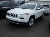 2017 Bright White Jeep Cherokee Limited 4x4 #117773543