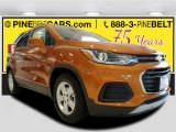 Orange Burst Metallic Chevrolet Trax in 2017