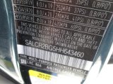 2017 Discovery Sport Color Code for Aintree Green Metallic - Color Code: 866