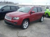 Deep Cherry Red Crystal Pearl Jeep Compass in 2017