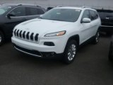 2017 Bright White Jeep Cherokee Limited 4x4 #117792679