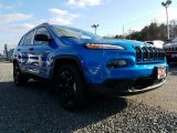 2017 Hydro Blue Pearl Jeep Cherokee Altitude 4x4 #117792472