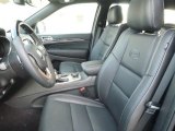 2017 Jeep Grand Cherokee Overland 4x4 Black Interior