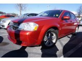 2010 Inferno Red Crystal Pearl Dodge Avenger Express #117826632