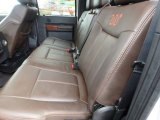 2016 Ford F350 Super Duty  King Ranch Crew Cab 4x4 DRW Rear Seat
