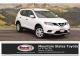 Glacier White Nissan Rogue in 2016