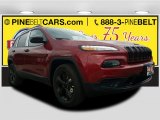 Deep Cherry Red Crystal Pearl Jeep Cherokee in 2017