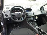 2017 Ford Focus S Sedan Charcoal Black Interior