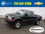 2001 Forest Green Metallic Chevrolet S10 LS Extended Cab 4x4 #117867421