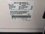 2017 Edge Color Code for White Platinum Metallic - Color Code: UG