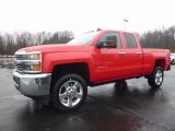 2017 Red Hot Chevrolet Silverado 2500HD Work Truck Double Cab 4x4 #117890776