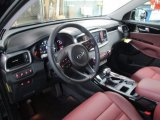 2017 Kia Sorento SX V6 Merlot Interior
