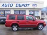 2006 Inferno Red Pearl Jeep Commander 4x4 #11764448