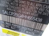 2017 Discovery Sport Color Code for Fuji White - Color Code: 867