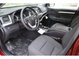 2017 Toyota Highlander LE AWD Black Interior