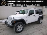 2017 Bright White Jeep Wrangler Unlimited Sport 4x4 #117987238