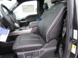 2017 Ford F150 Platinum SuperCrew 4x4 Black Interior