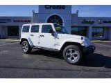 2017 Bright White Jeep Wrangler Unlimited Sahara 4x4 #118008512