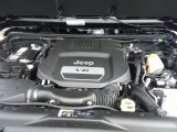 2017 Jeep Wrangler Unlimited Rubicon Hard Rock 4x4 3.6 Liter DOHC 24-Valve VVT V6 Engine